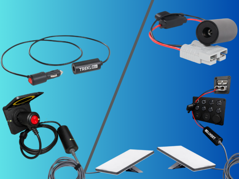 A comparison between 12V Starlink Mini Power supply with cigarette plug vs Anderson plug